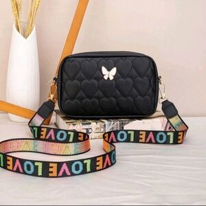 Mini Shoulder Bag, Simple Solid Color Square Bag Shoulder Bag